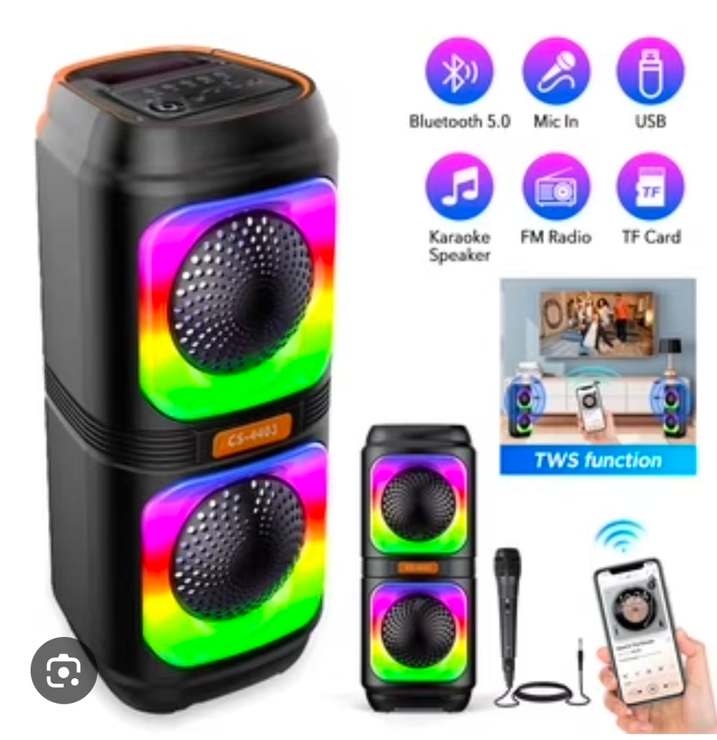 Portable karaoke speaker